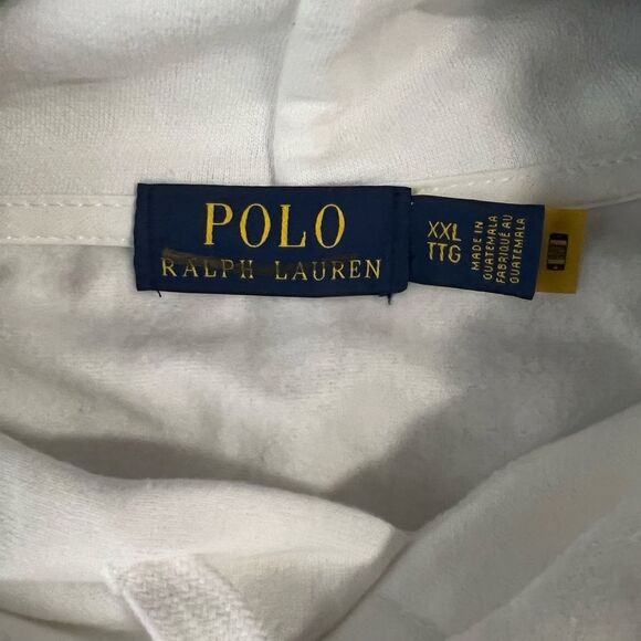 Ralph Lauren White Hoodie with Colorful Logo - Picture 2 of 3